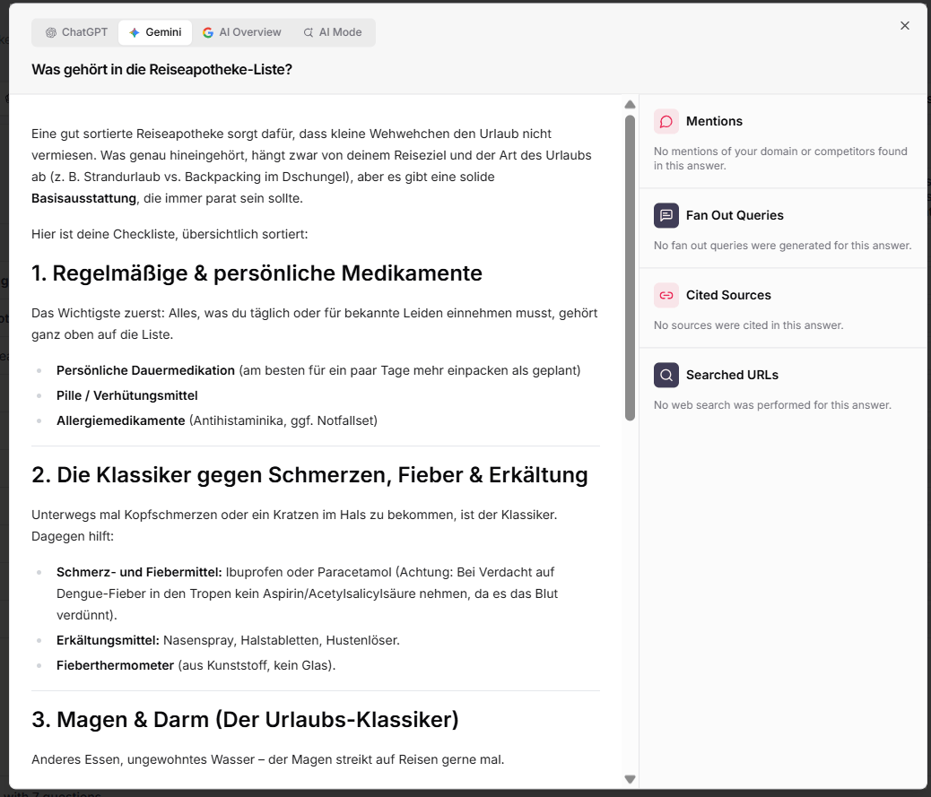 Gemini-Antwort auf dieselbe Frage – ausführlich gegliedert, jedoch ohne zitierte Quellen